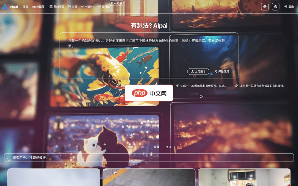 AIPAI 网站截图