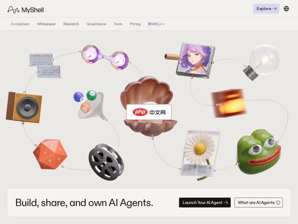 MyShell 网站截图