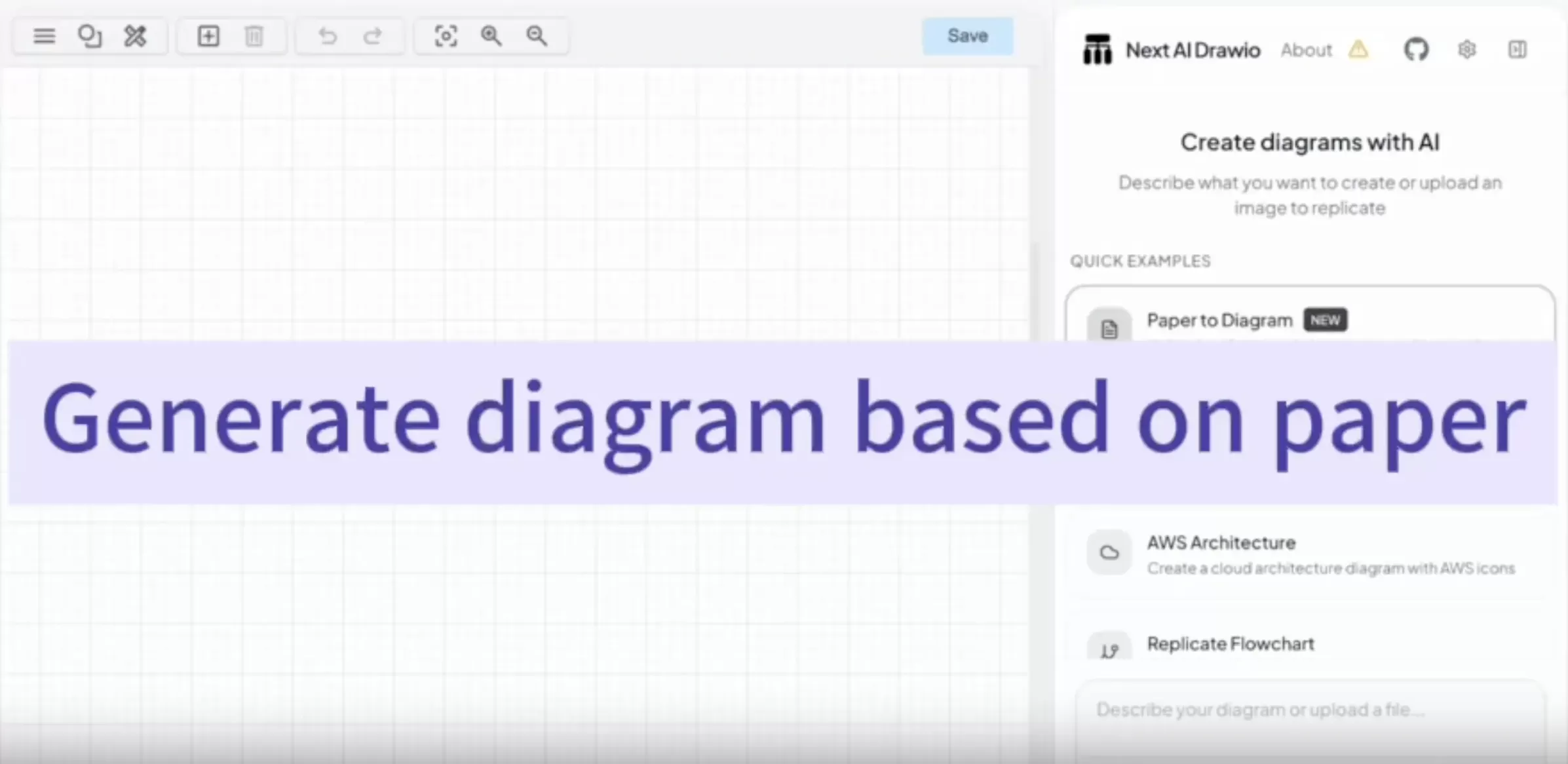 next-ai-draw-io 网站截图