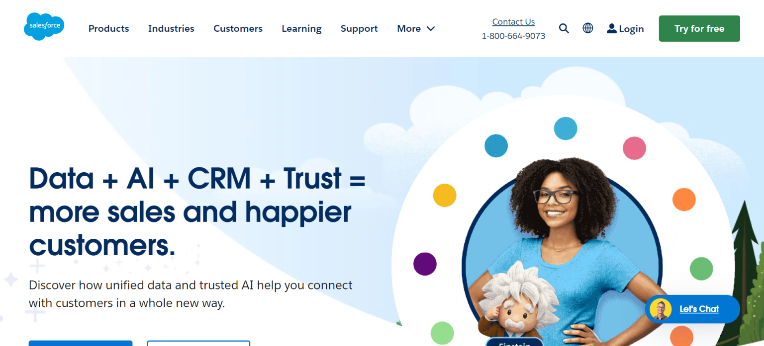 Salesforce 网站截图