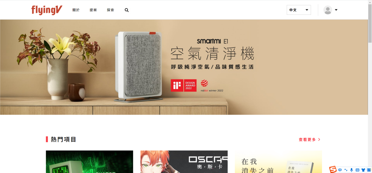 flyingV 网站截图
