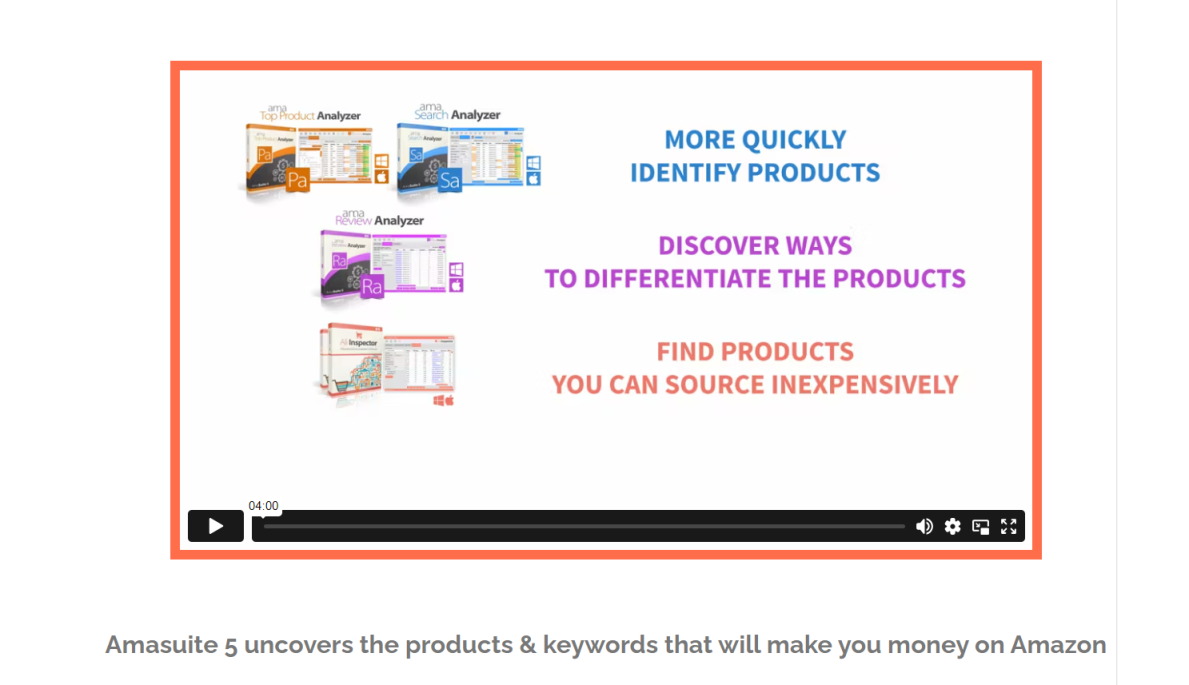 AmaSuite 网站截图