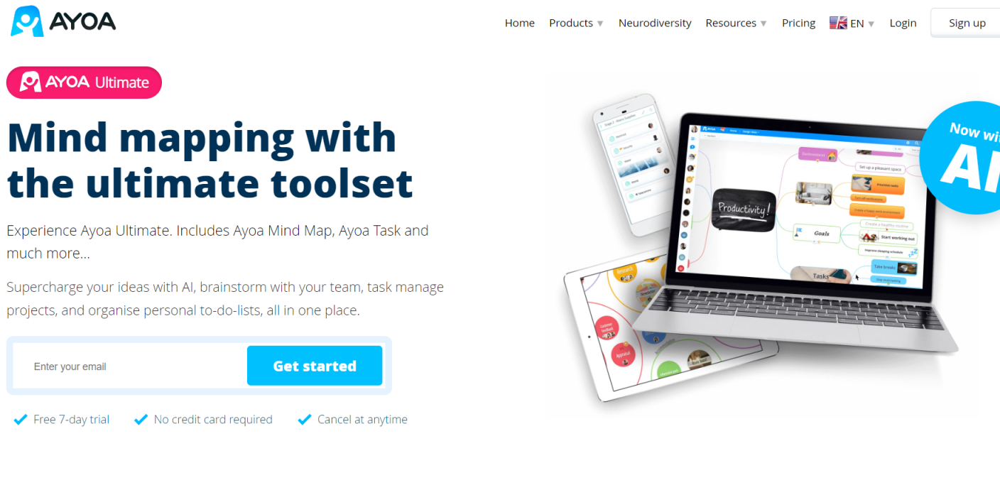 Ayoa UItimate 网站截图