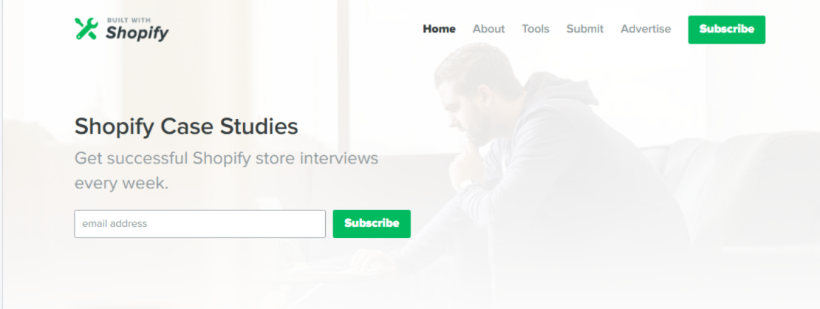 shopify鉴赏排行 网站截图