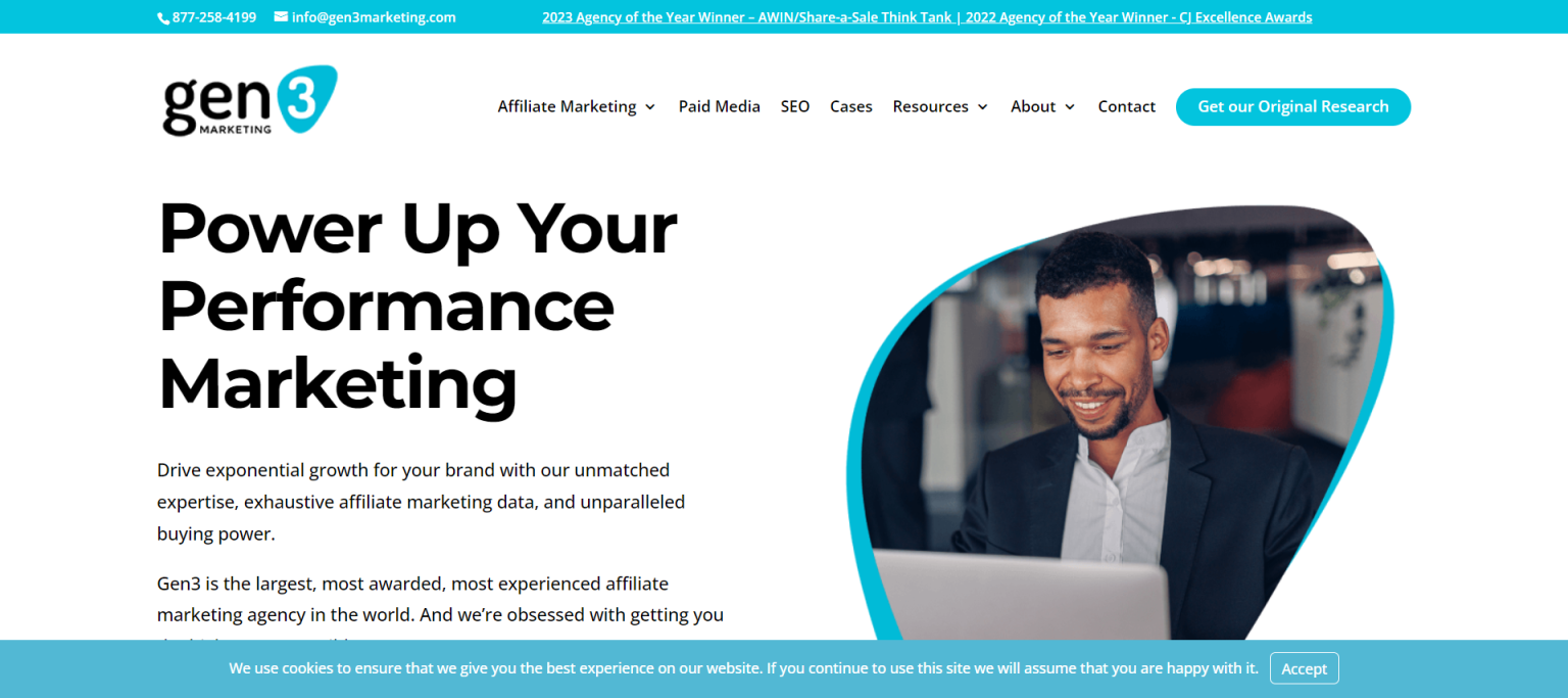 Gen3 Marketing 网站截图