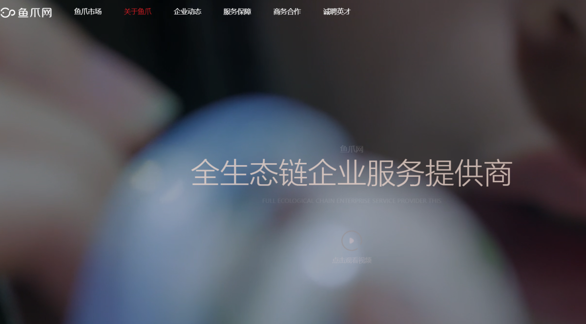 鱼爪国际 网站截图