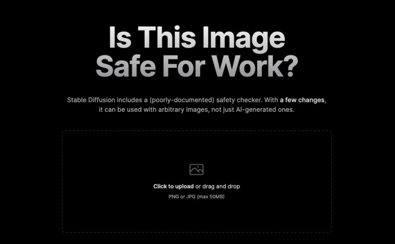 Is This Image NSFW? 网站截图