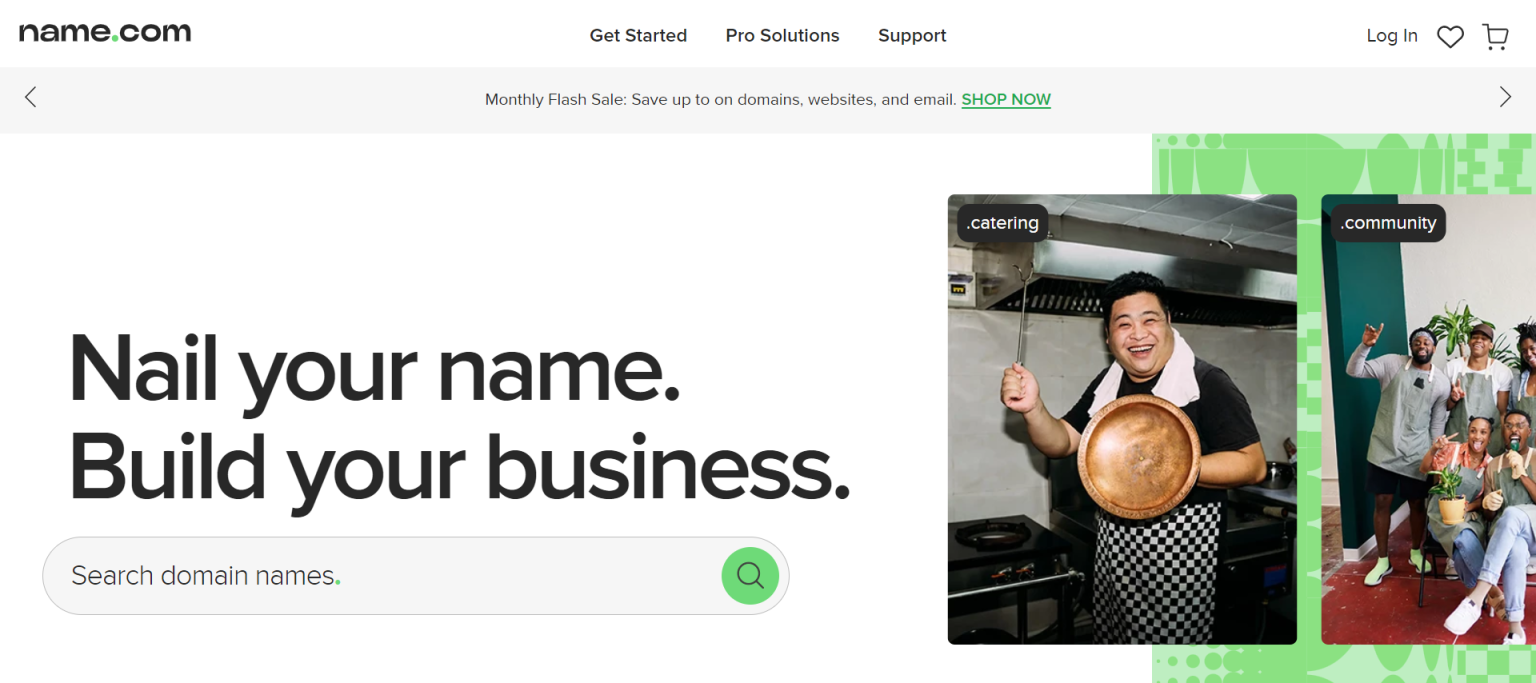 Name.com 网站截图