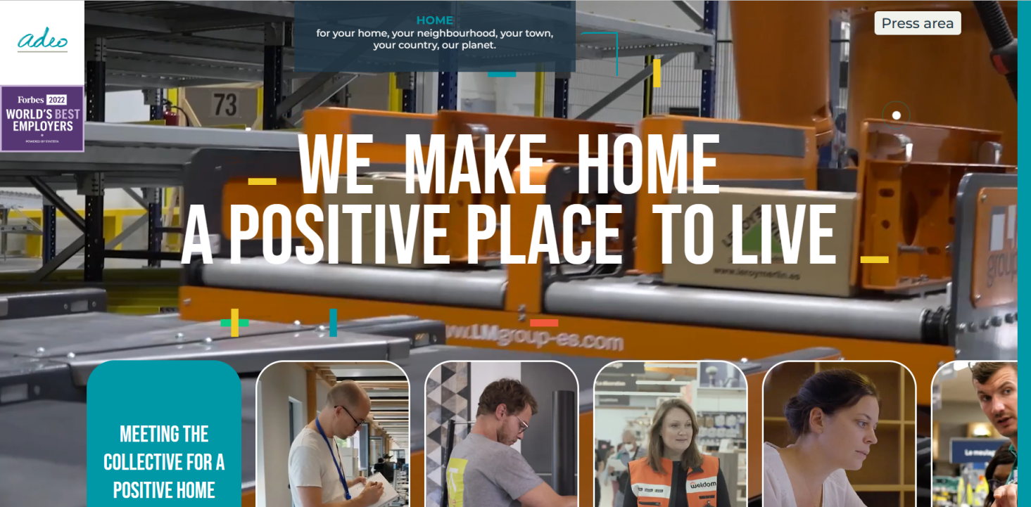 Leroy Merlin 网站截图