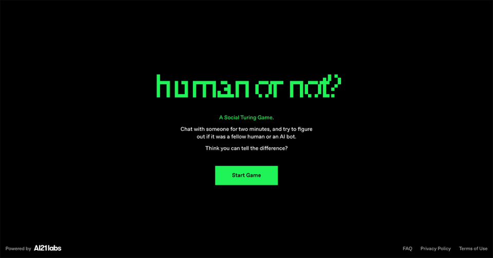 Human or Not?